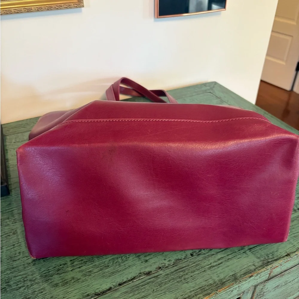 Matt & Nat Burgundy Tote Bag - Picture 3 of 6